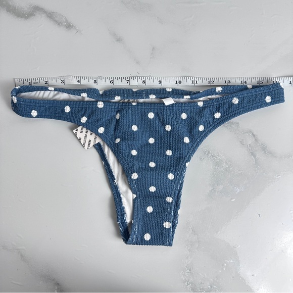 NWT Urban outfitters Out from under Polka Dot rucked back bikini bottom Size L - Picture 3 of 8